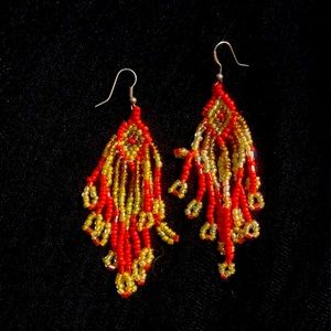 Beautiful beaded earring set